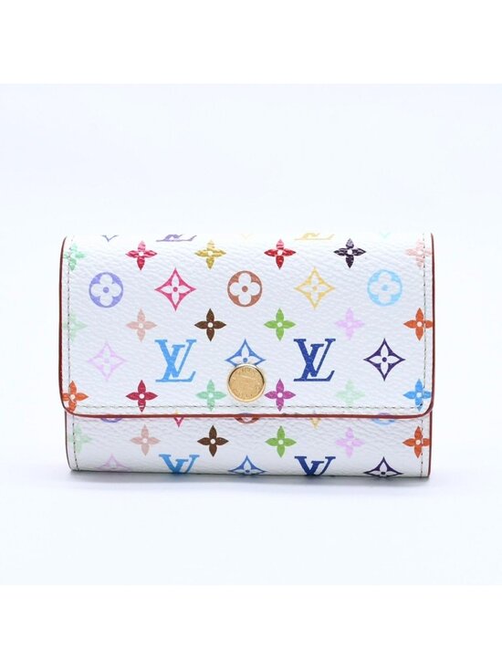 Louis Vuitton Handbags - Louis Vuitton Key Case Multicolor White Takashi Murakami Collaboration